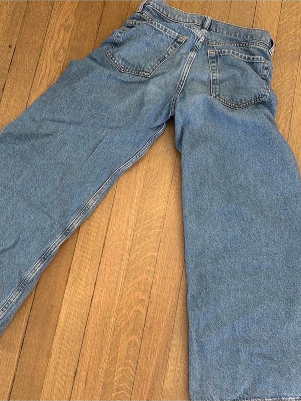 GAP Kids Wide-Leg Jeans in Light Blue